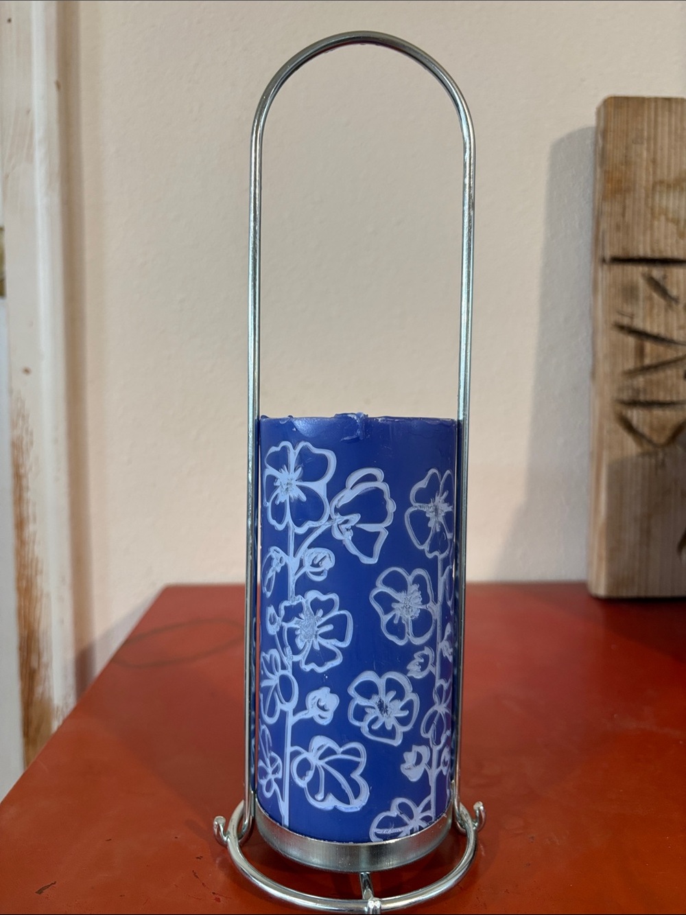Vintage Candle Holder and Candle 68578